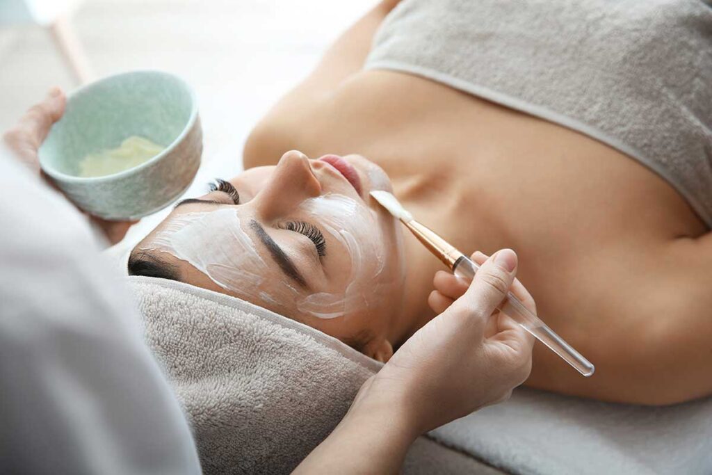 Skin peel treatment